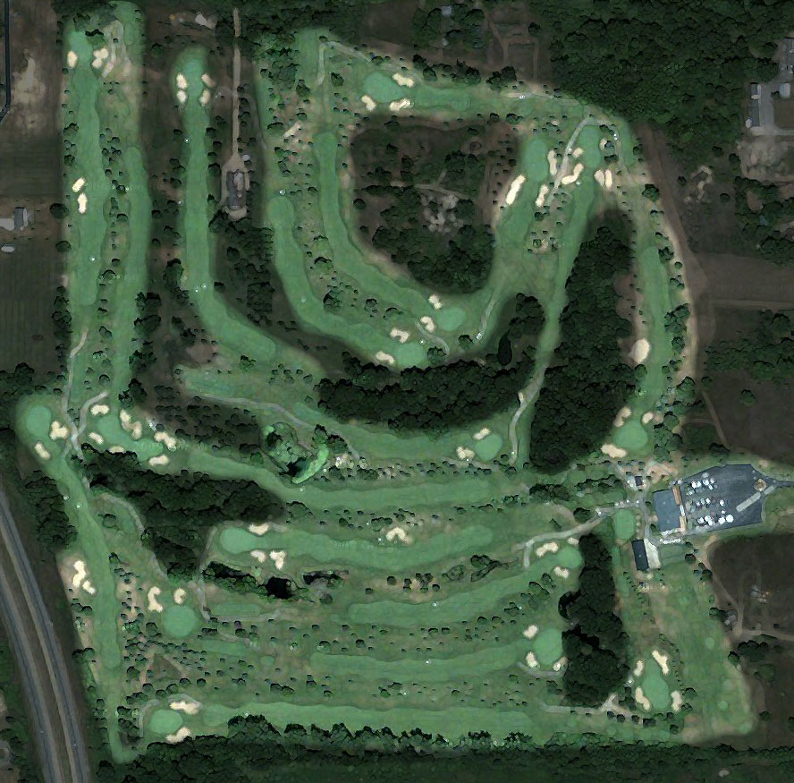 Lake Michigan Hills Course Map